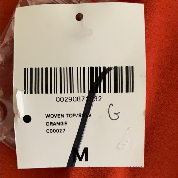 NWT Forever 21 orange dressy knot tie medium top - Picture 5 of 7